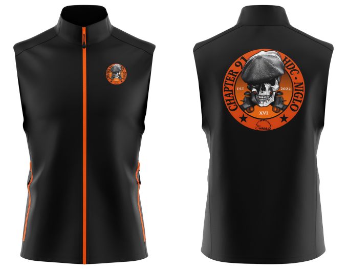 Bodywarmer Softshell Orange CLUB NIGLO CHAPTER 91
