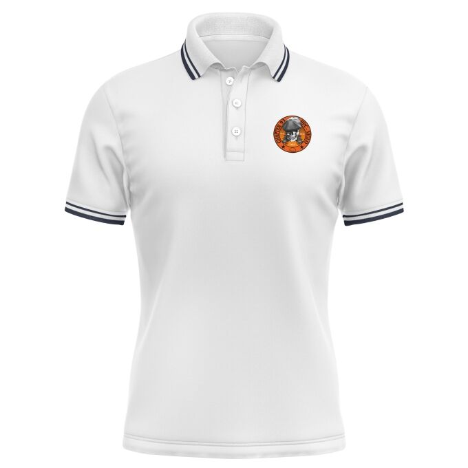 Polo Homme contrasté Blanc CLUB NIGLO CHAPTER 91