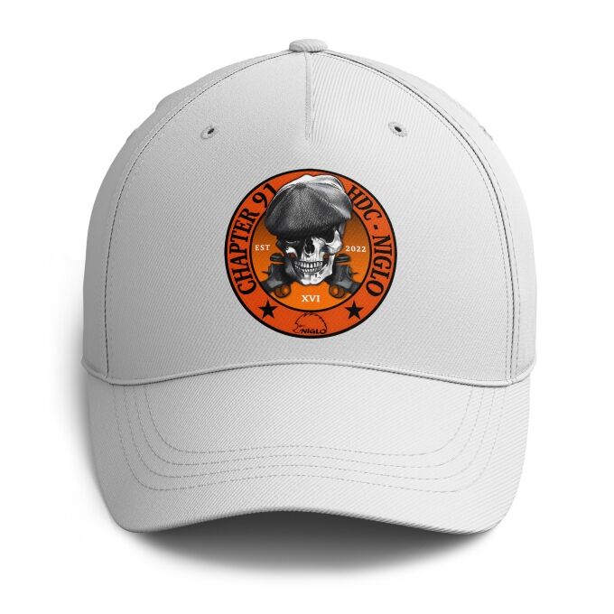 Casquette à visière courbe Blanche CLUB NIGLO CHAPTER 91
