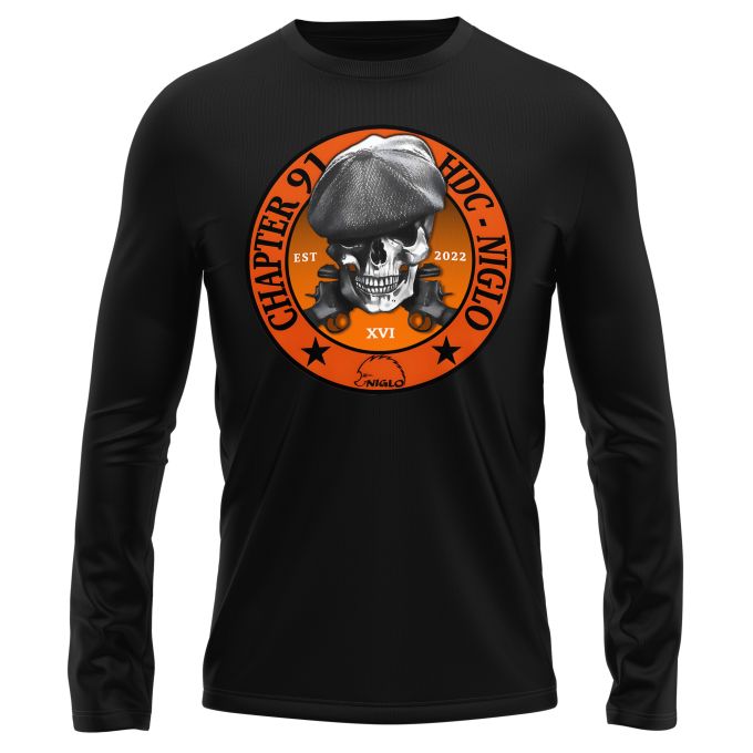T-Shirt Manches Longues Noir CLUB NIGLO CHAPTER 91